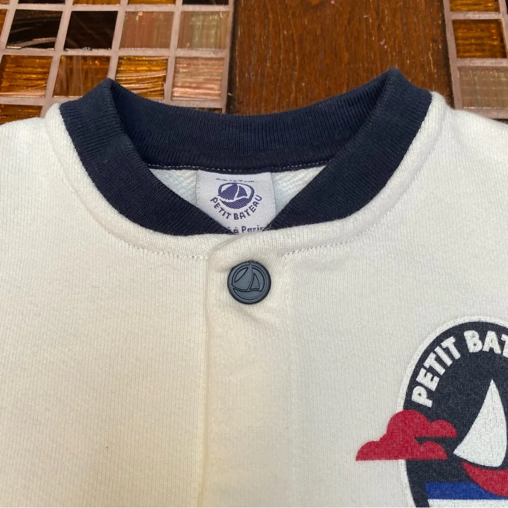 Petit Bateau Baby Boys Logo Jacket
